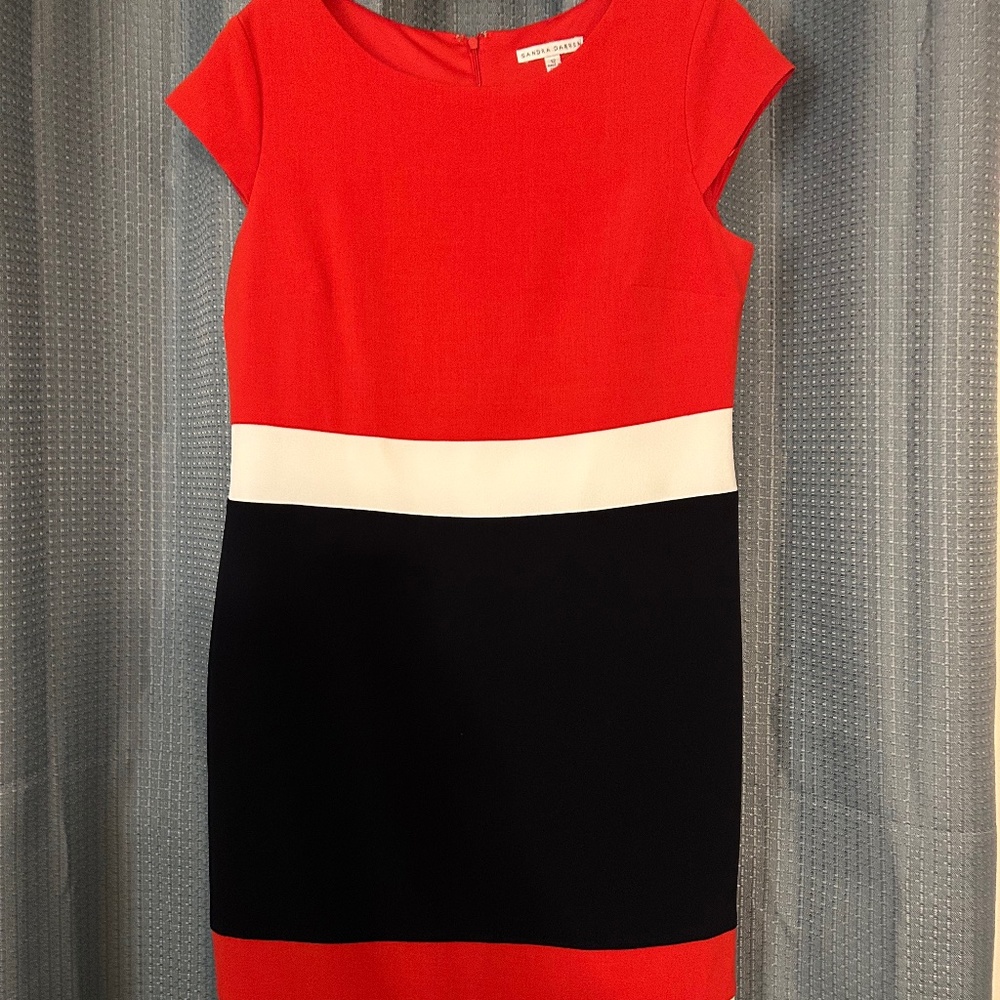Women red,white and blue dress
